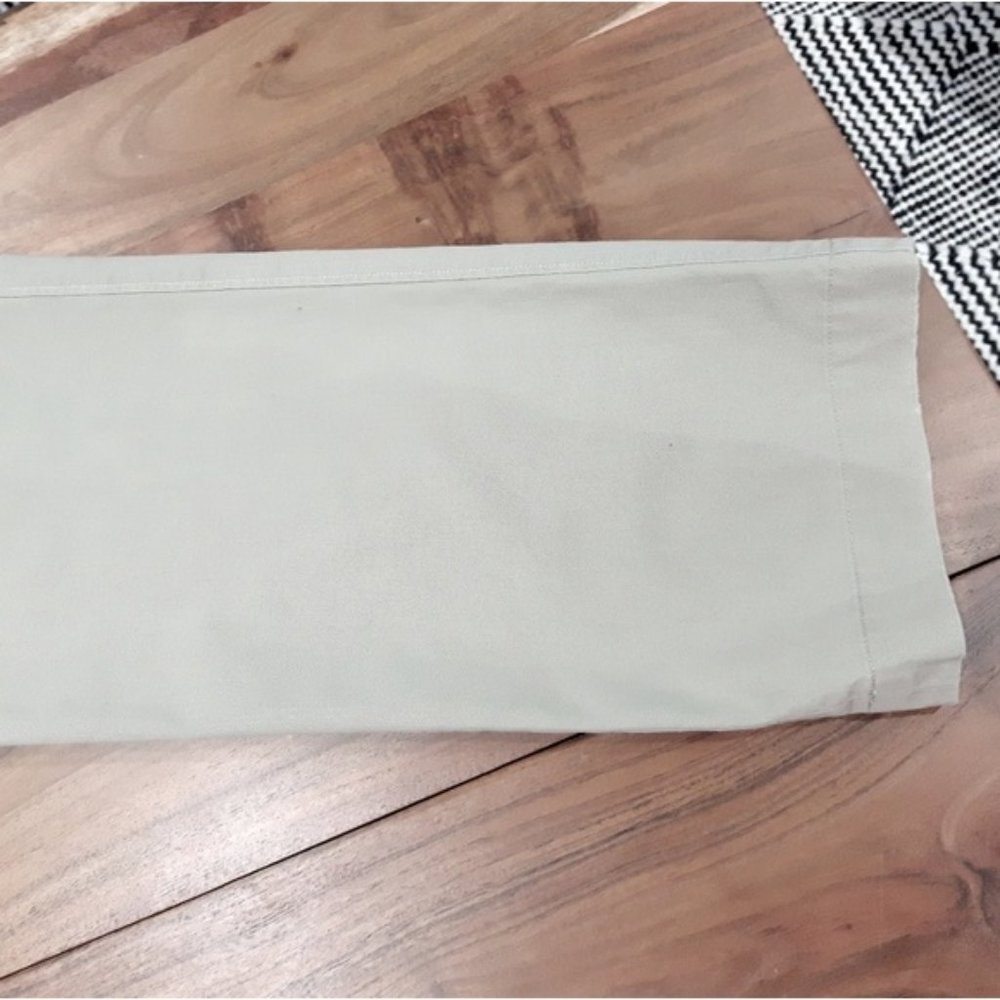 MENS BANANA REPUBLIC STRAIGHT FIT COTTON PANTS- OFF WHITE- 32/30 - Picture 11 of 13